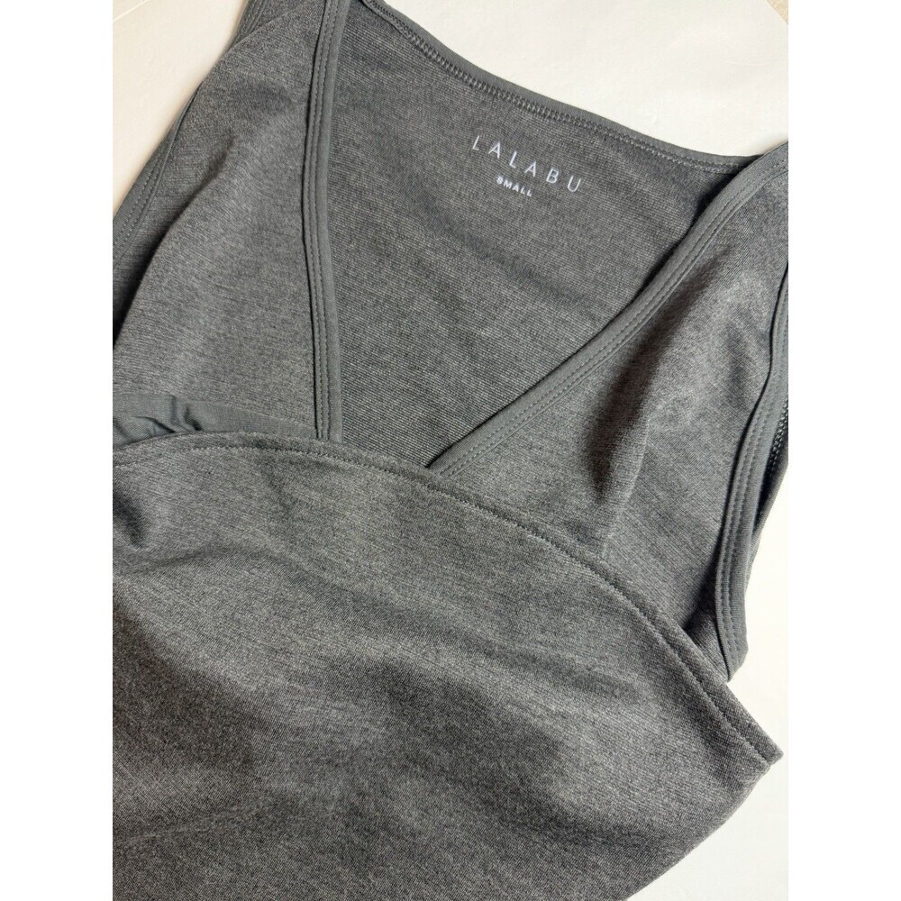 Lalabu Women's Baby Wearing Carrier Tank Top Small Gray Soothe Hands Free